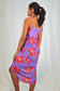 Coconut Ave Pareu- Hibiscus Haze in Purple Ember