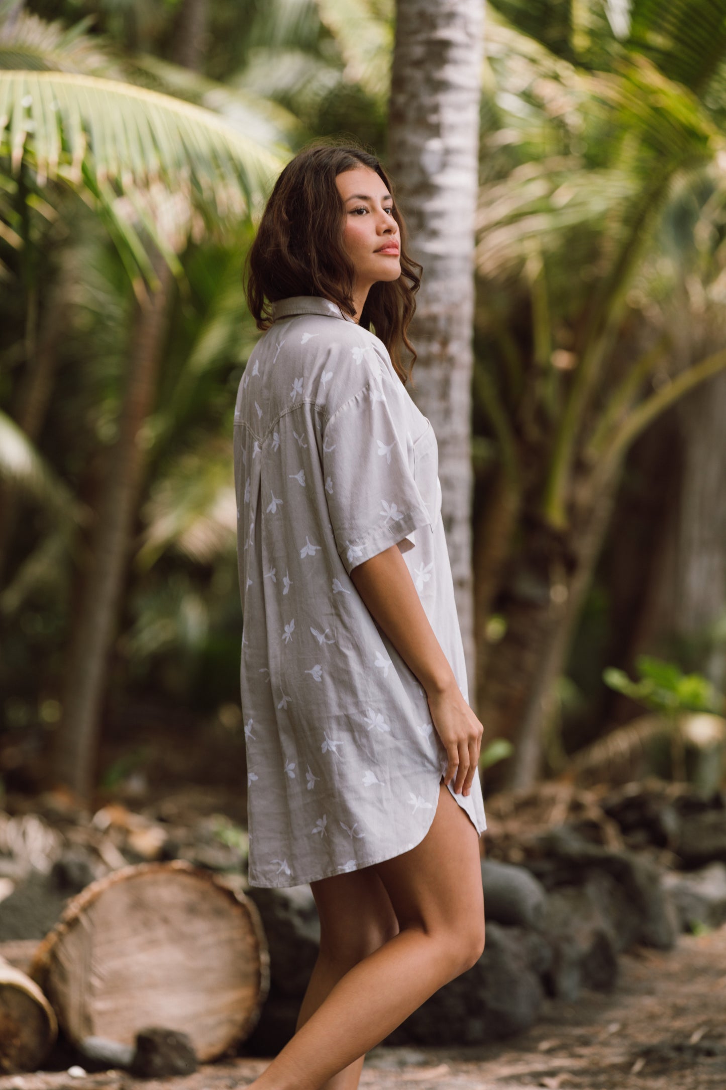 Aloha Shirt Dress- Melia's Pua
