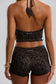 Low Rise Short - Brown Batik