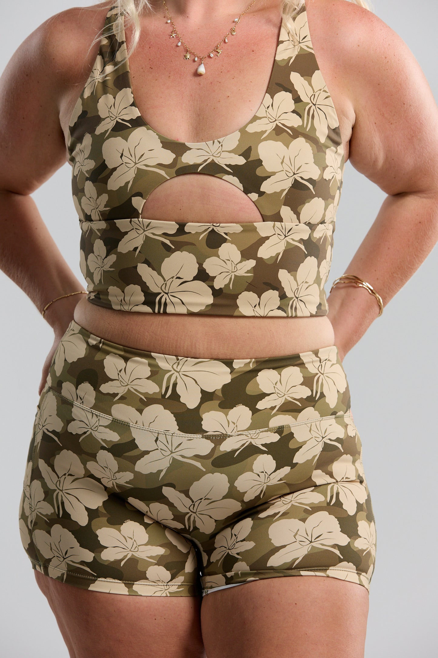 Emily Tank - Camo Ginger