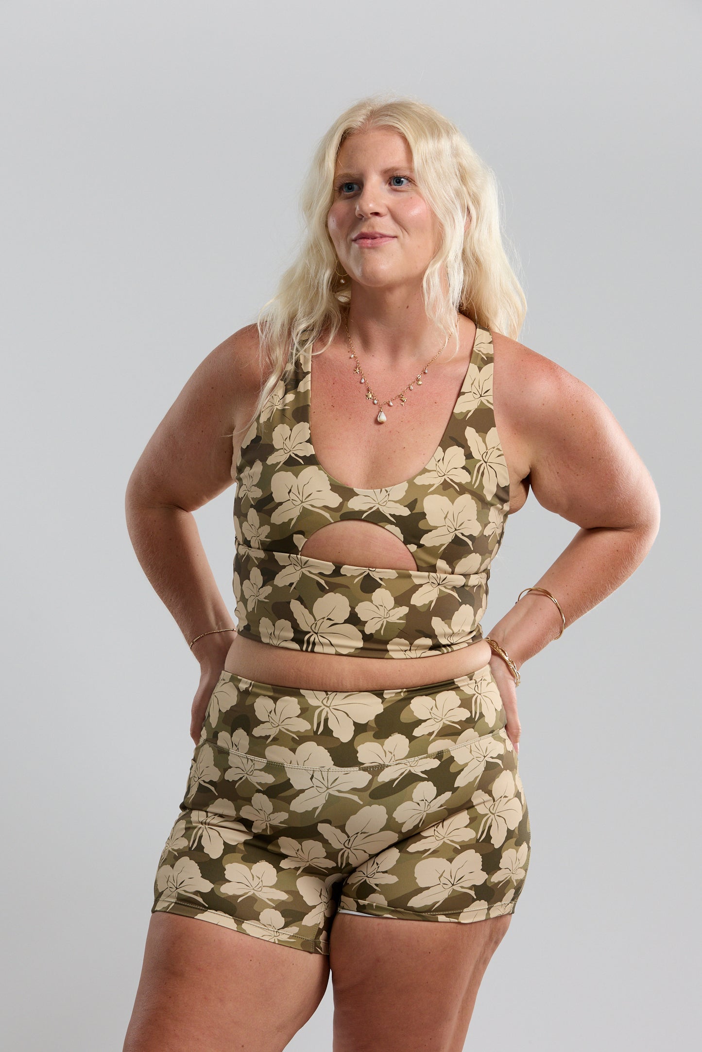 Emily Tank - Camo Ginger