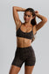 The Sports Bra - Brown Batik