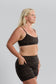 The Sports Bra - Brown Batik