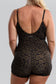 3" Active Romper - Brown Batik