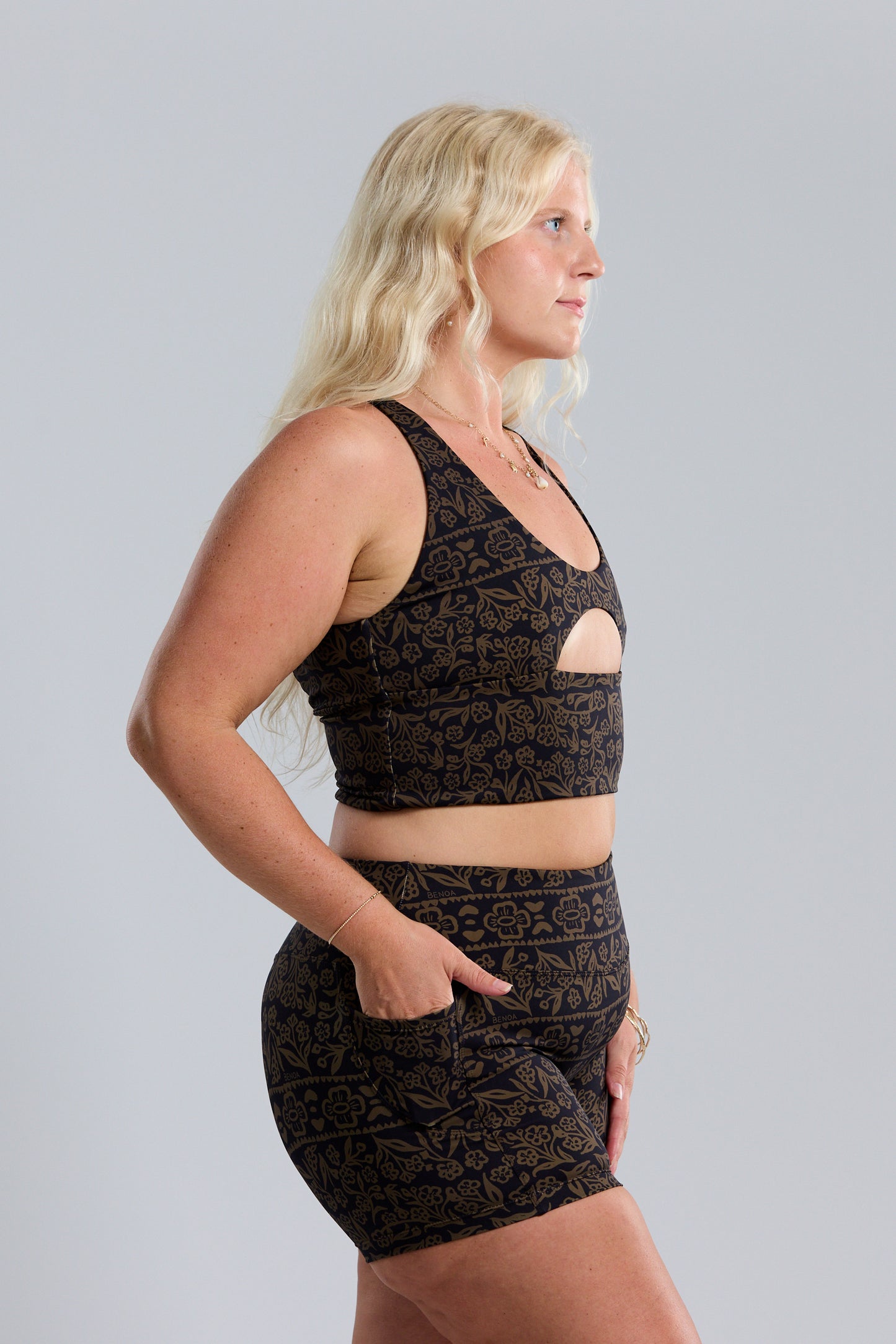 Emily Tank - Brown Batik