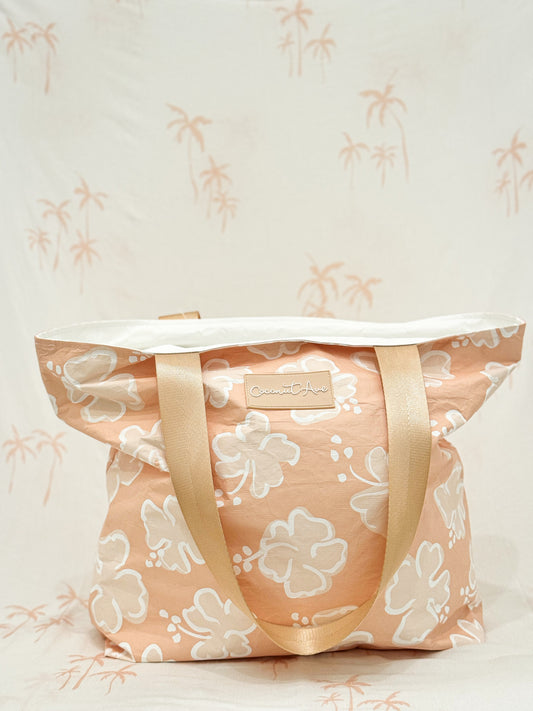 Tyvek Beach Tote - Frisky Biscus