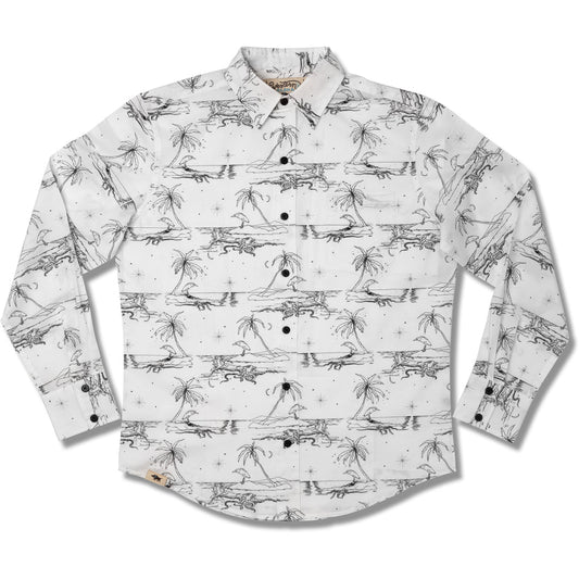 Hawaii Night Life Long Sleeve Shirt