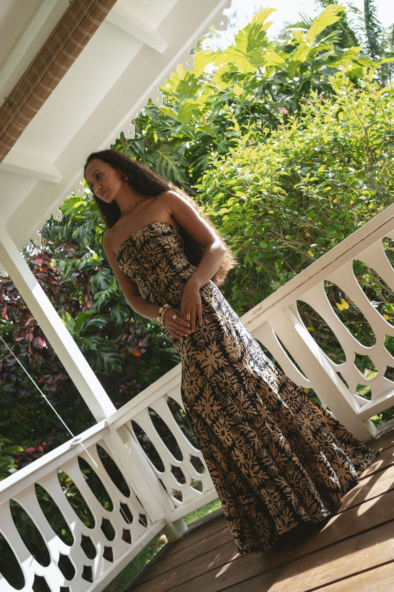 Kalindi Dress - Vintage Aloha Black Pearl