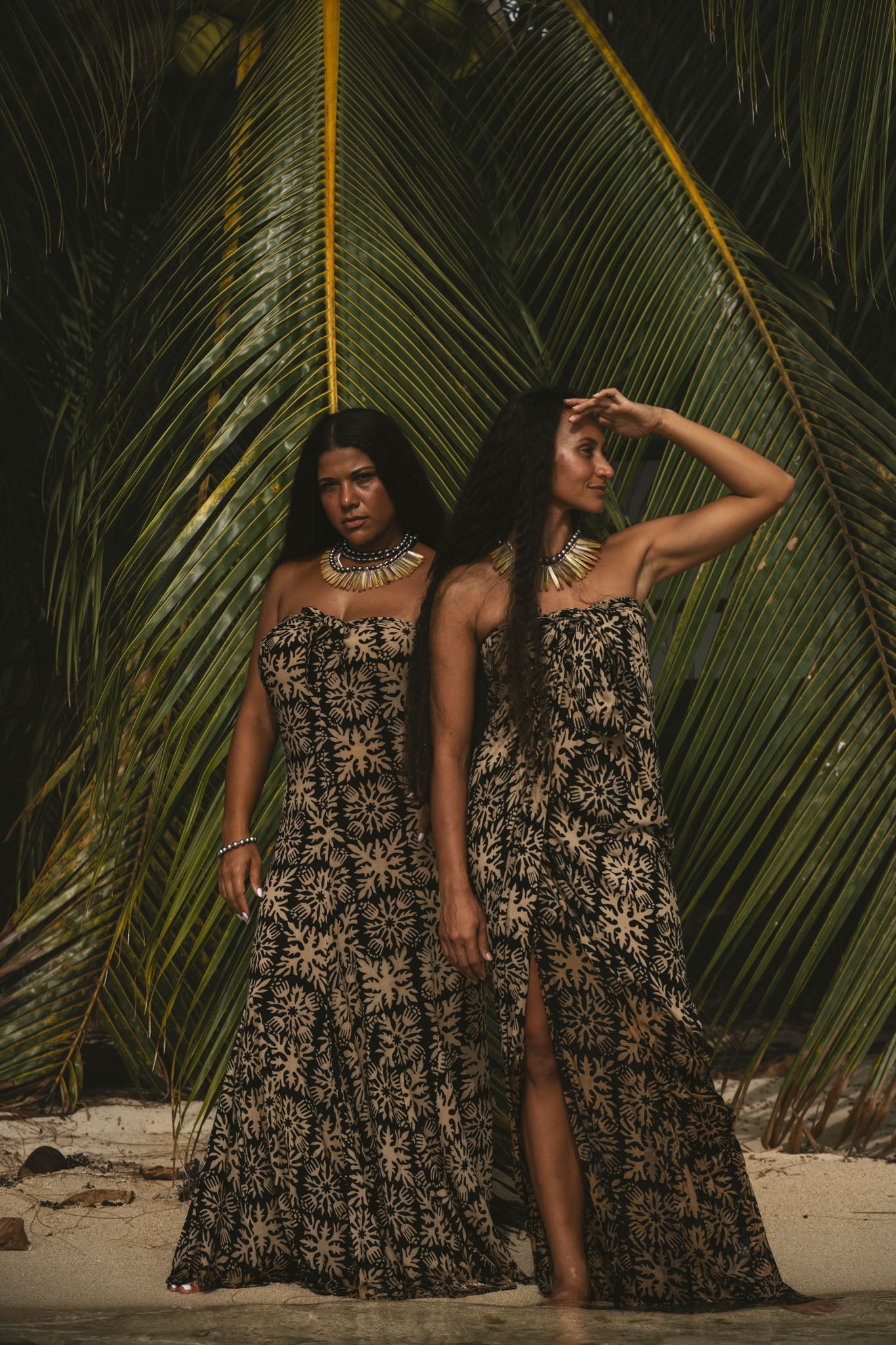 Kalindi Dress - Vintage Aloha Black Pearl
