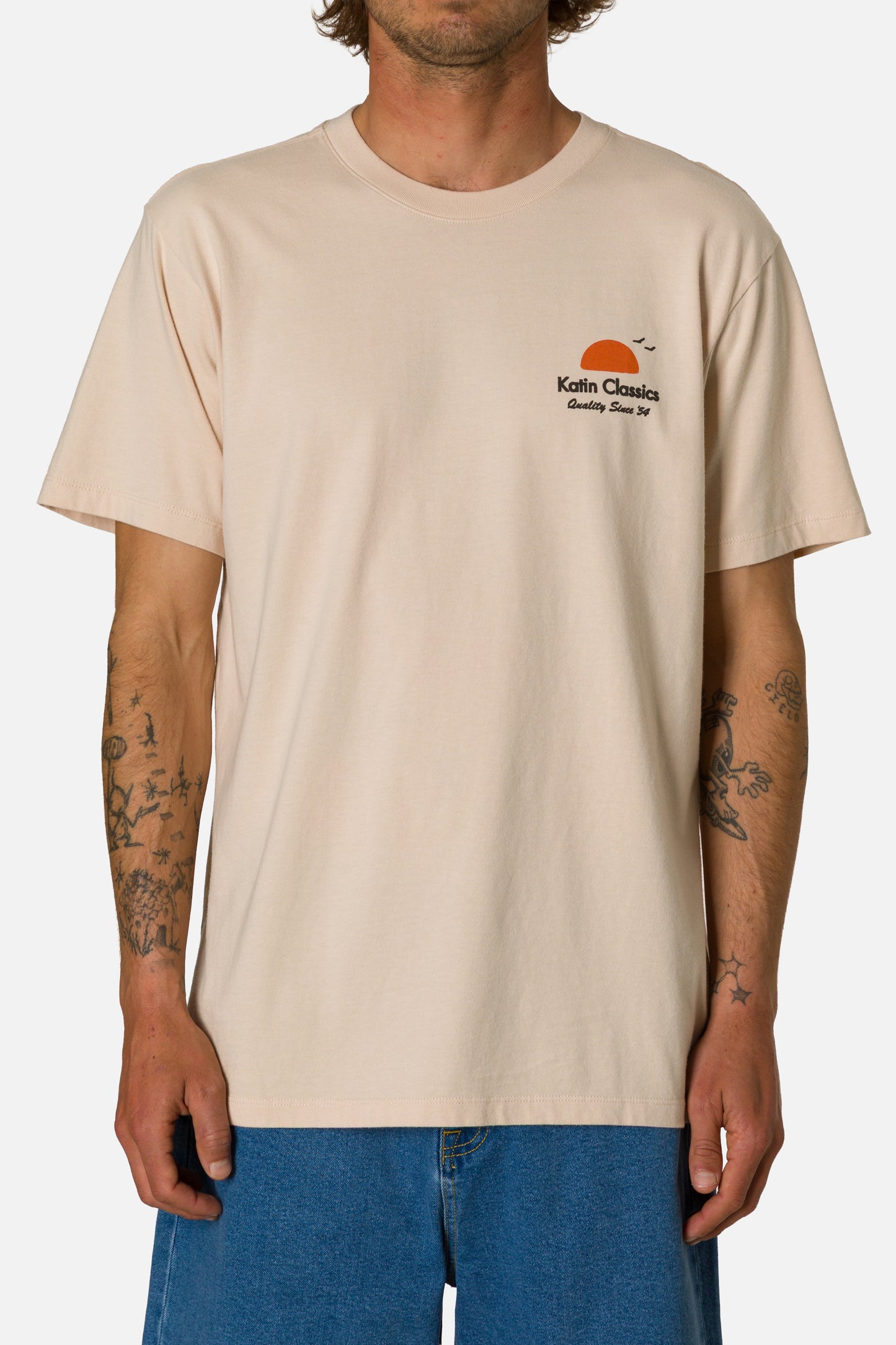 Auana Tee - Almond Peach