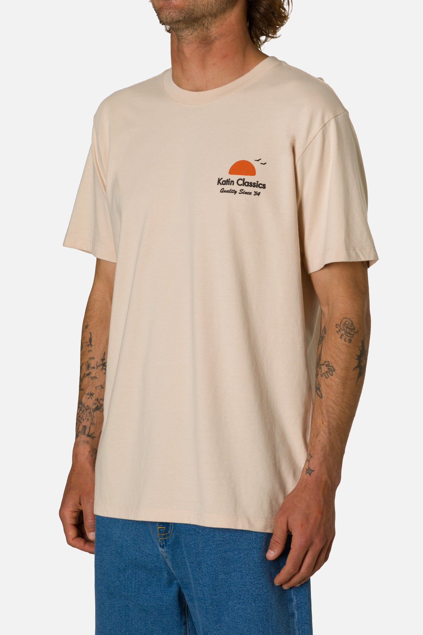 Auana Tee - Almond Peach
