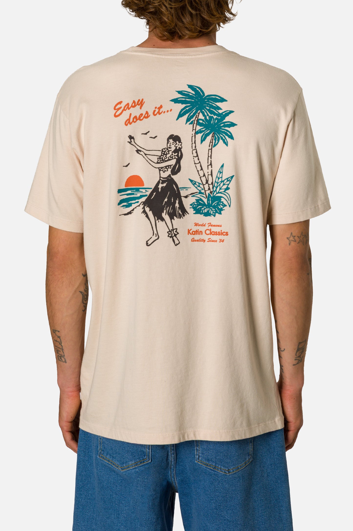 Auana Tee - Almond Peach