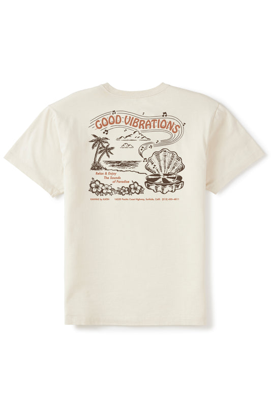 Vibrations Tee - Vintage White