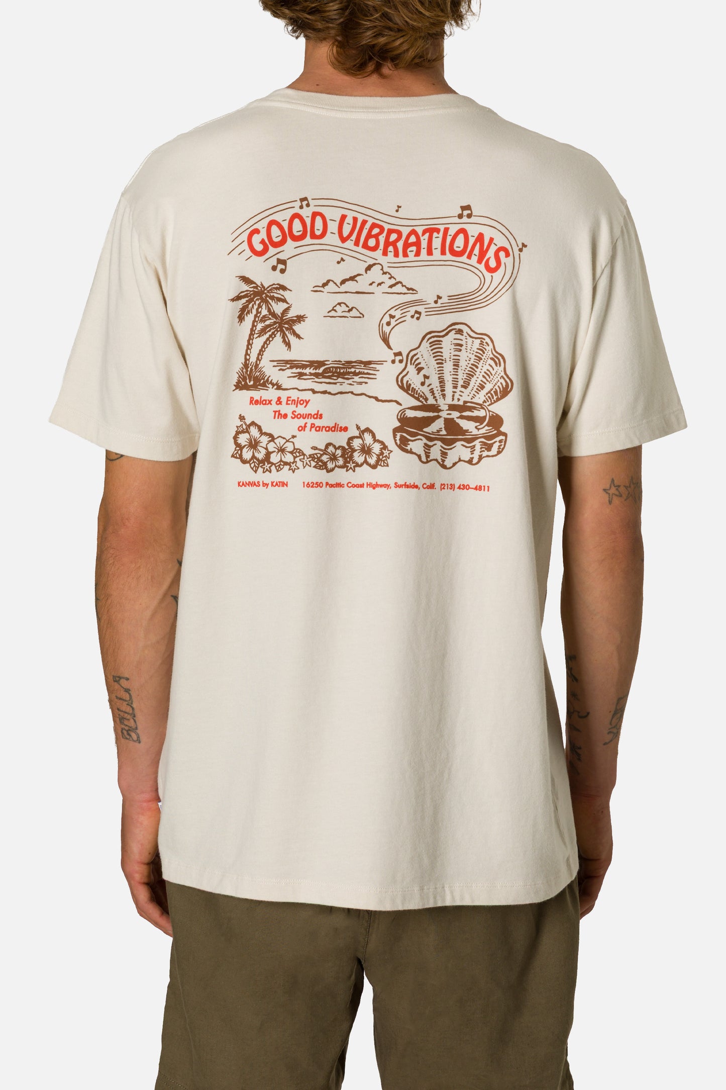 Vibrations Tee - Vintage White