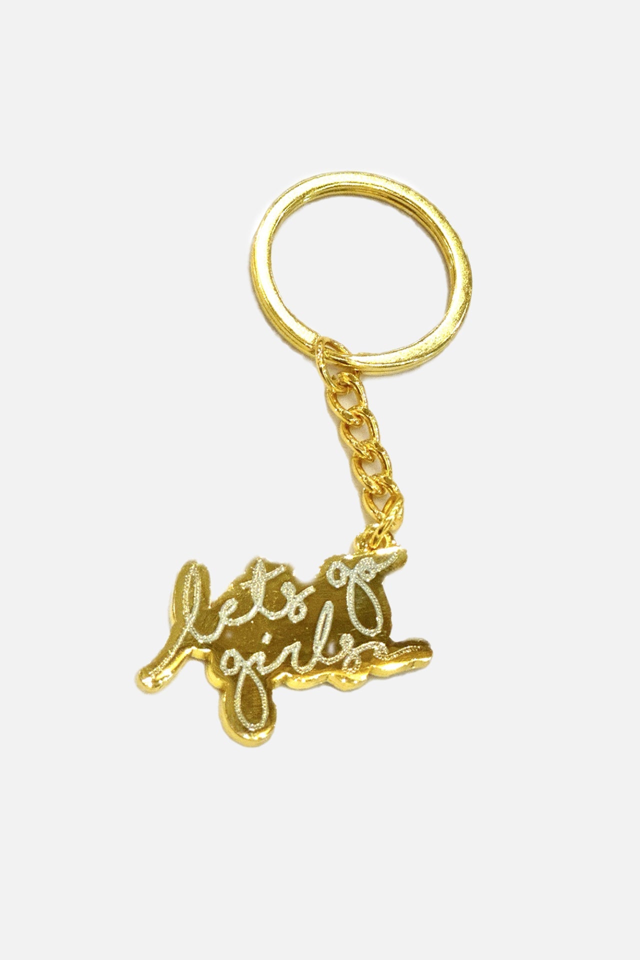 Let's Go Girls Keychain