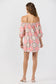 Lychee Linen Dress- Spanish Tiles