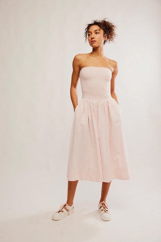 Onda Drop-Waist Tube Midi