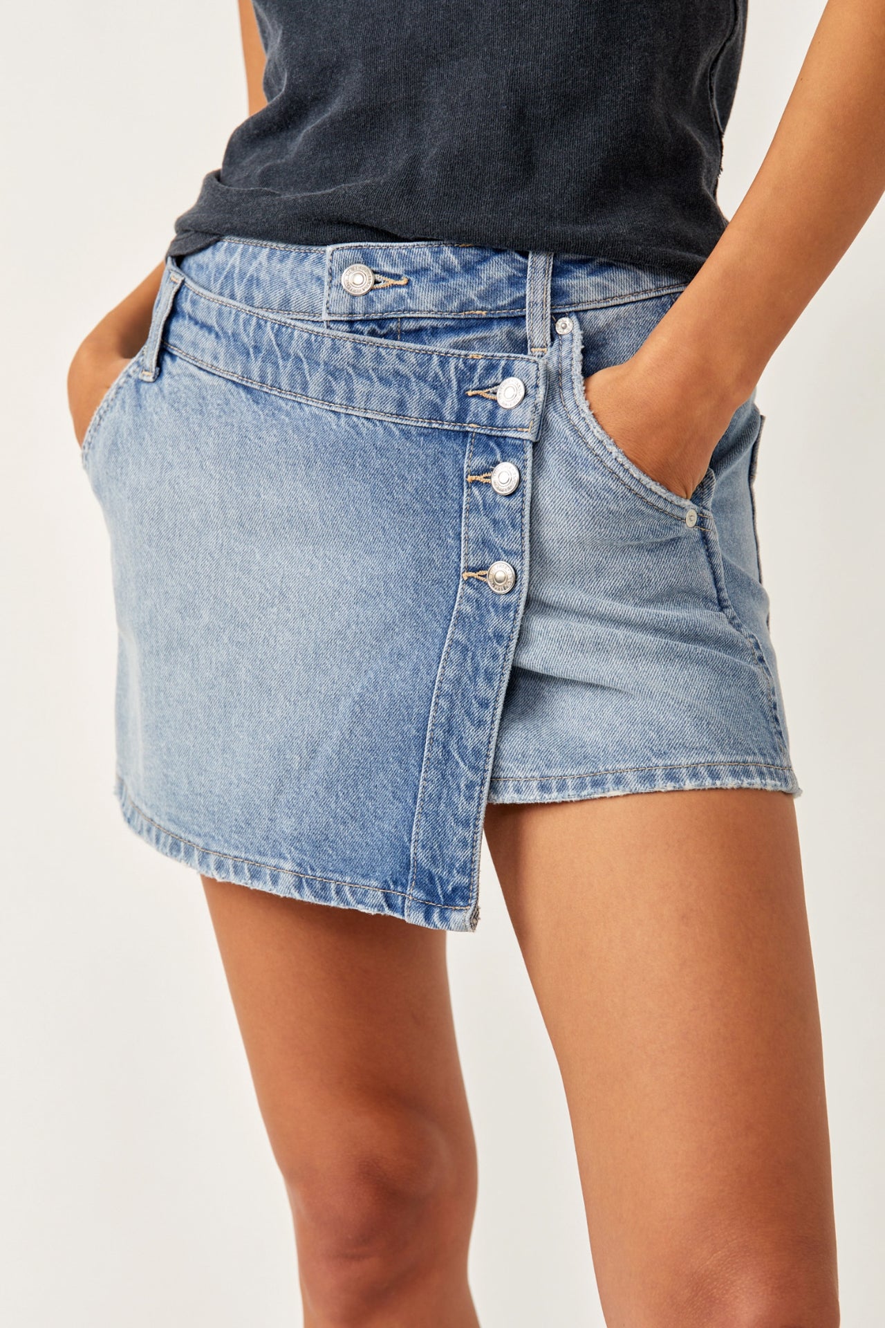 We The Free Wynne Denim Skirt