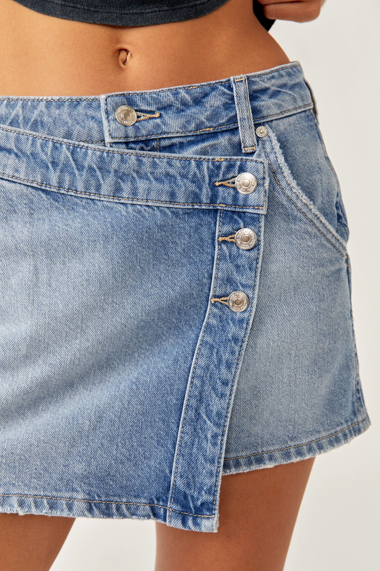 We The Free Wynne Denim Skirt