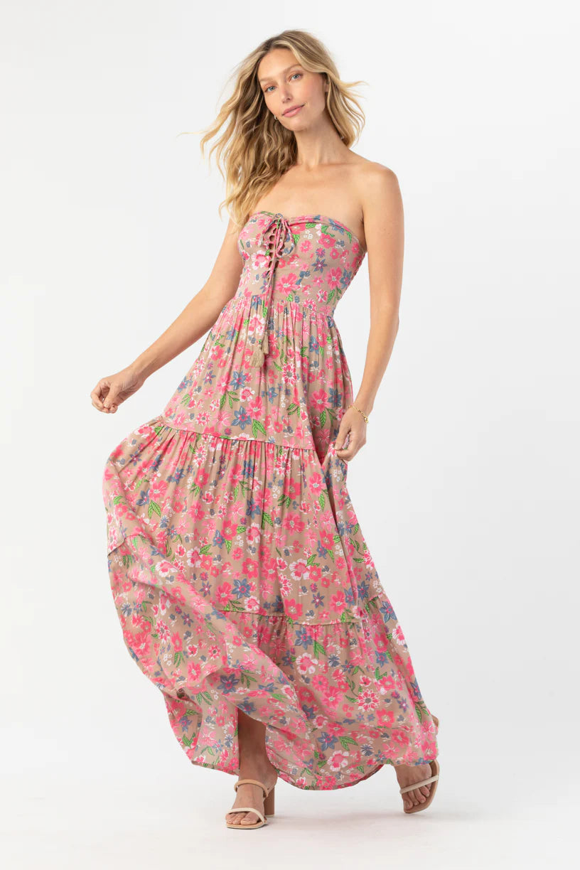 Perth Maxi Dress-Wildflowers Earth