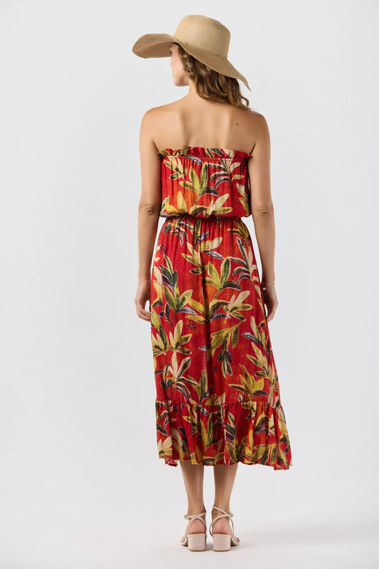 Ryden Maxi Dress Naturals - Safari Rust