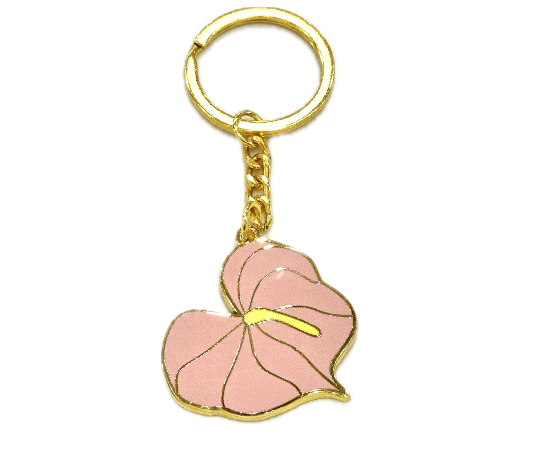 Anthurium Keychain