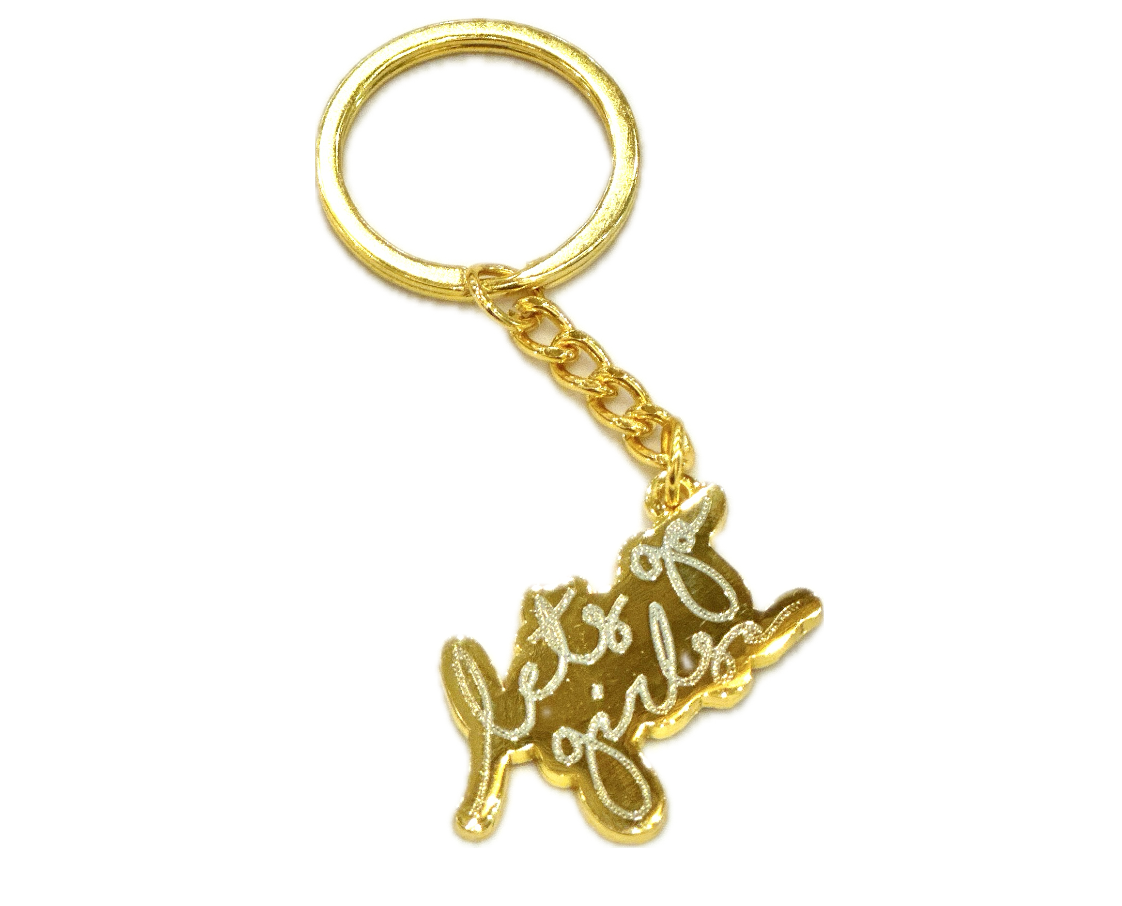 Let's Go Girls Keychain