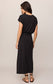 Anika Jersey Midi Dress - Black