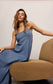 Leonora Denim Midi Dress - Classic Indigo