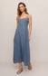 Leonora Denim Midi Dress - Classic Indigo