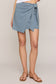 Sora Jersey Denim Mini Skirt - Ocean Air Indigo