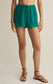 Daylight Airy Gauze Shorts - Rainforest