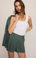 Vantage Linen Short - Everglade