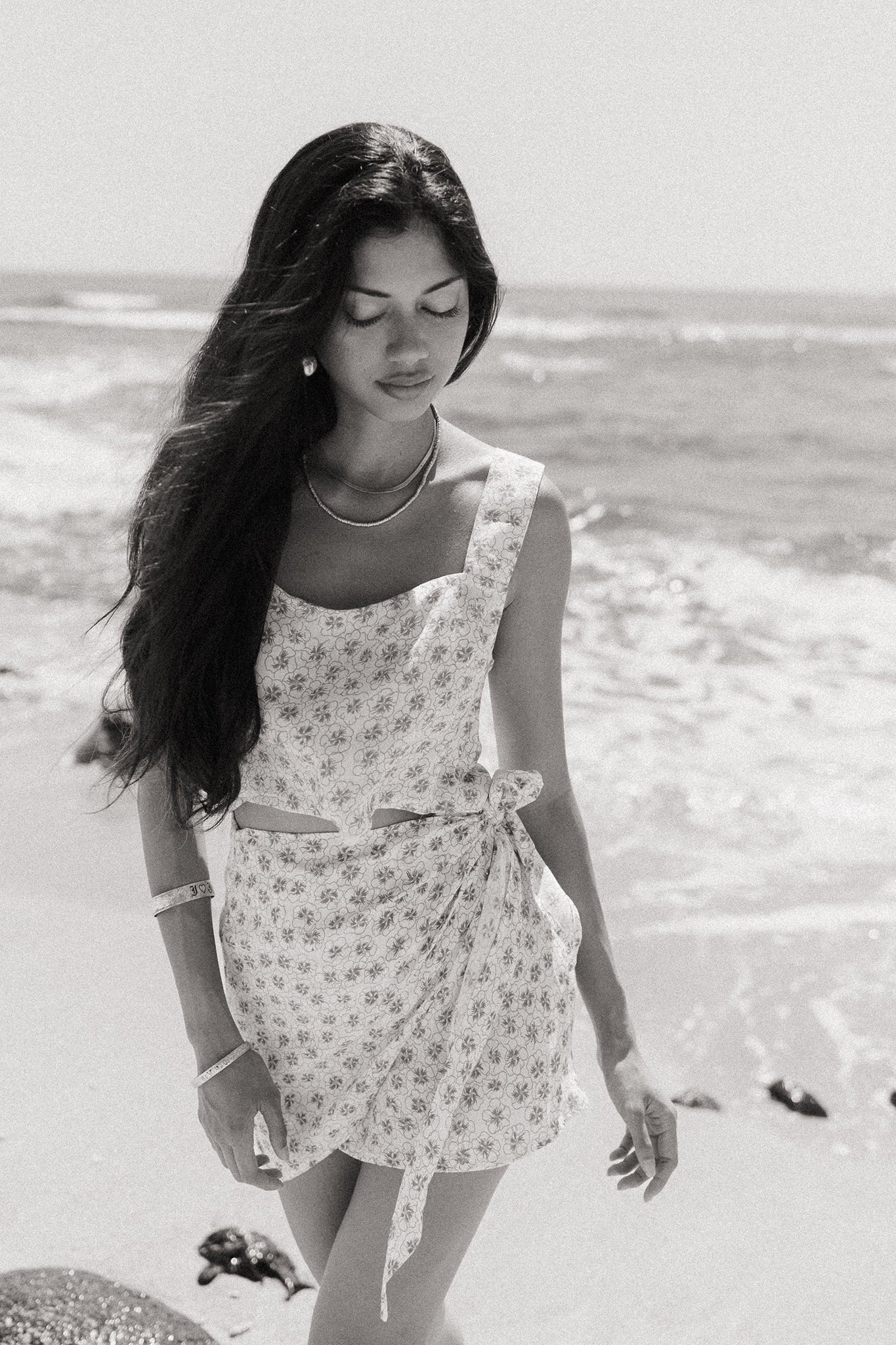 Dainty Crop Top - Petals & Pearls