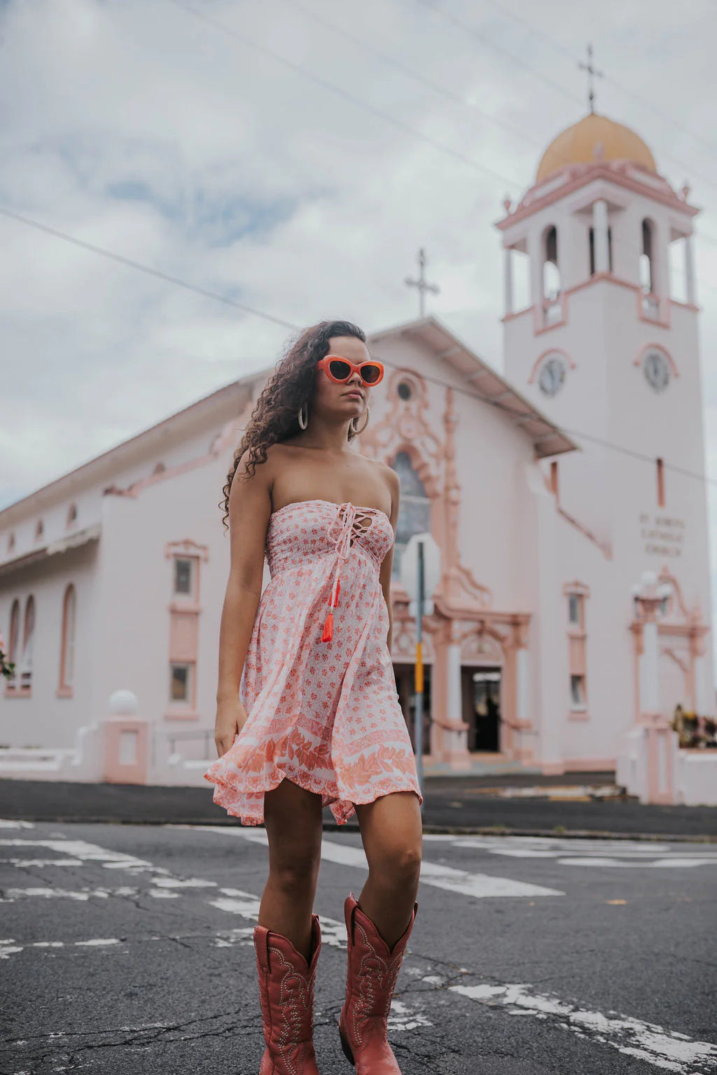 Mini Mary Dress - Petals & Pearls