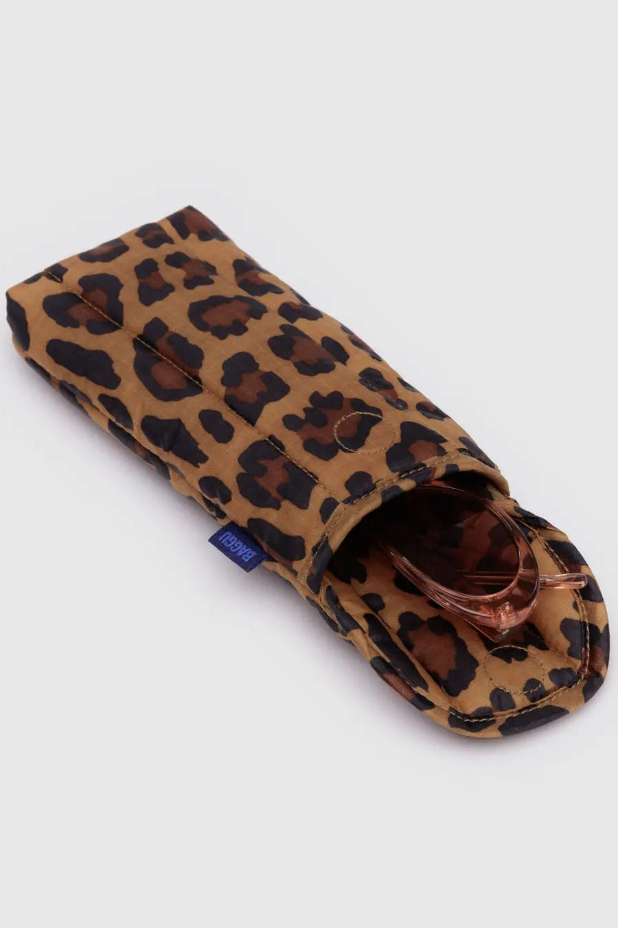 Puffy Glasses Sleeve - Leopard