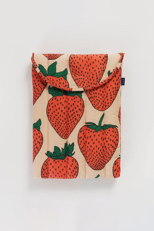 Puffy Laptop Sleeve 13"/14" Stawberry