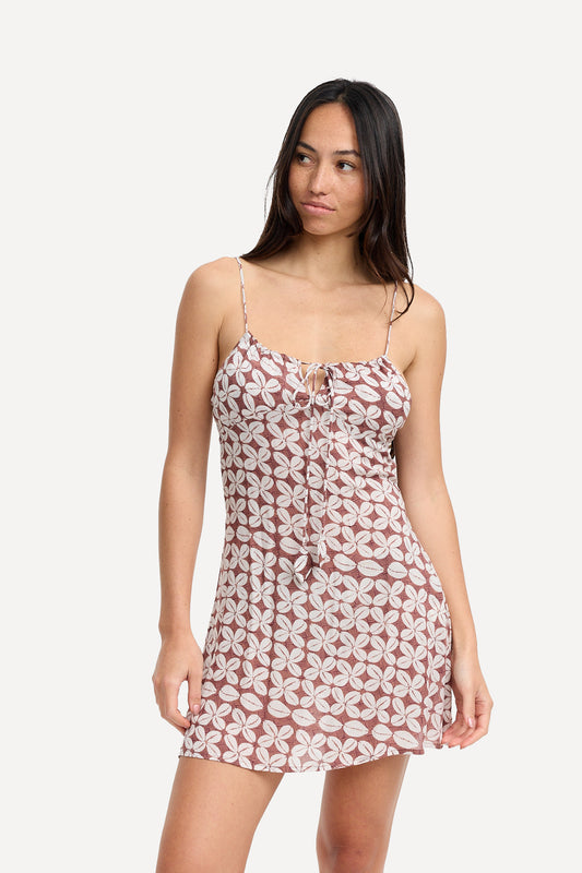Jaden Mini Dress - Cowrie Basket