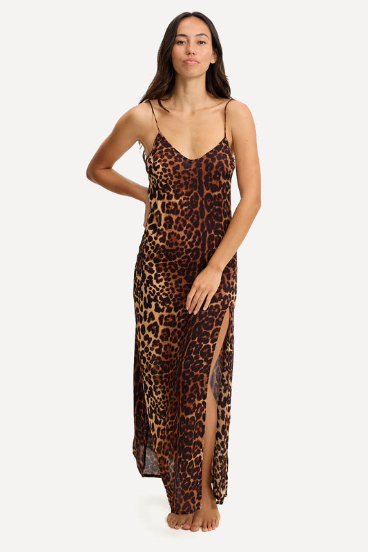 Kahea Dress - Digital Leopard