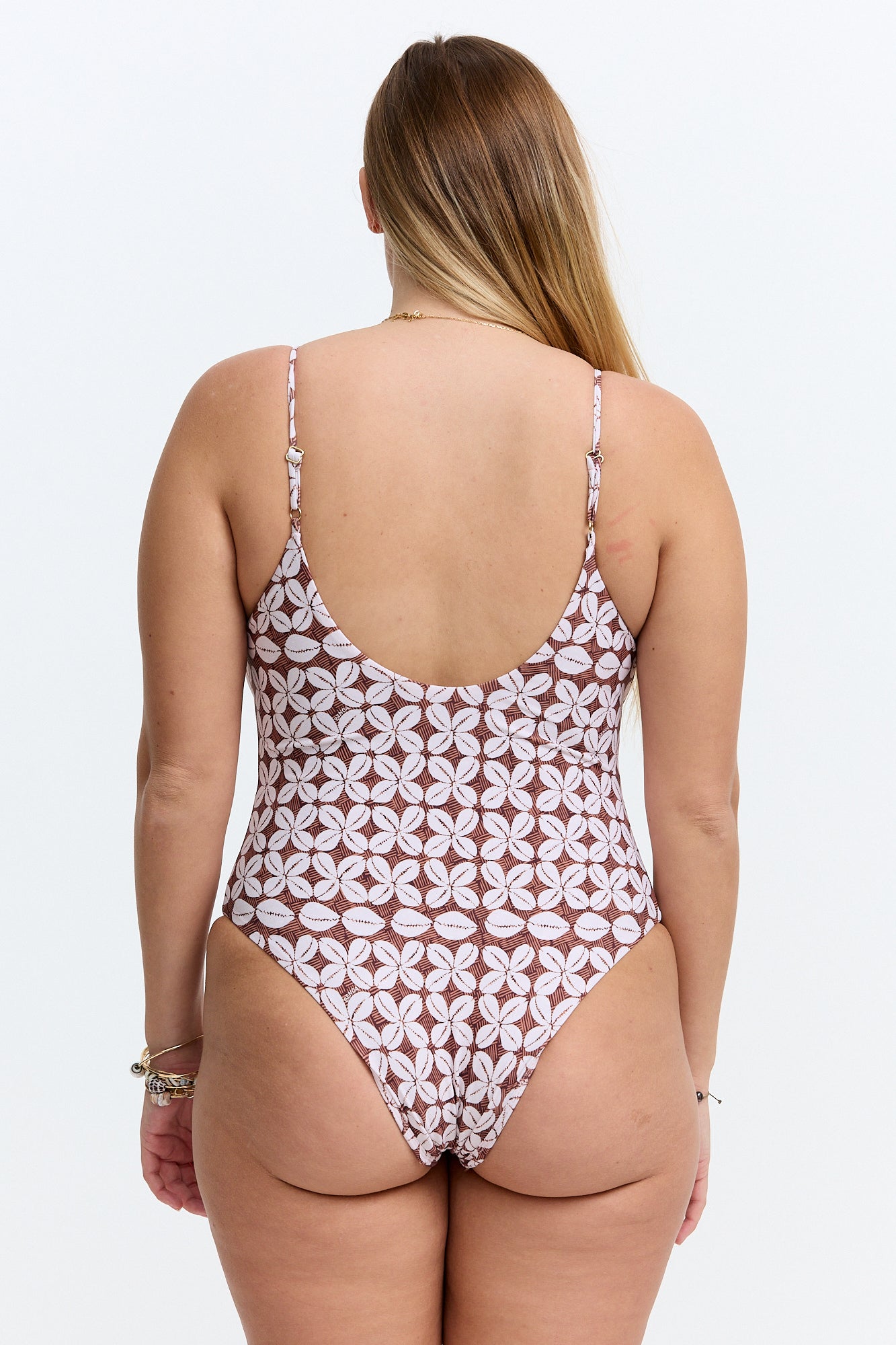 Makenna One Piece - Cowrie Basket