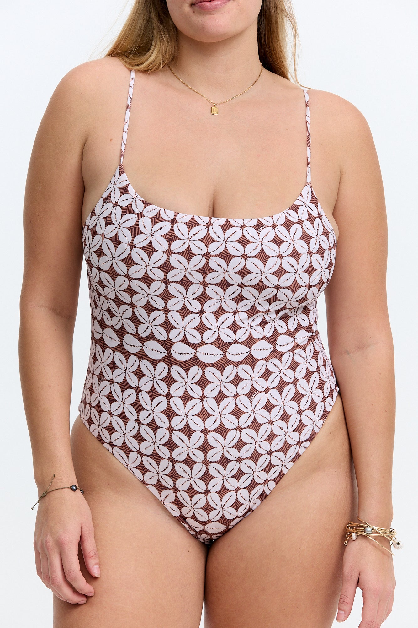 Makenna One Piece - Cowrie Basket