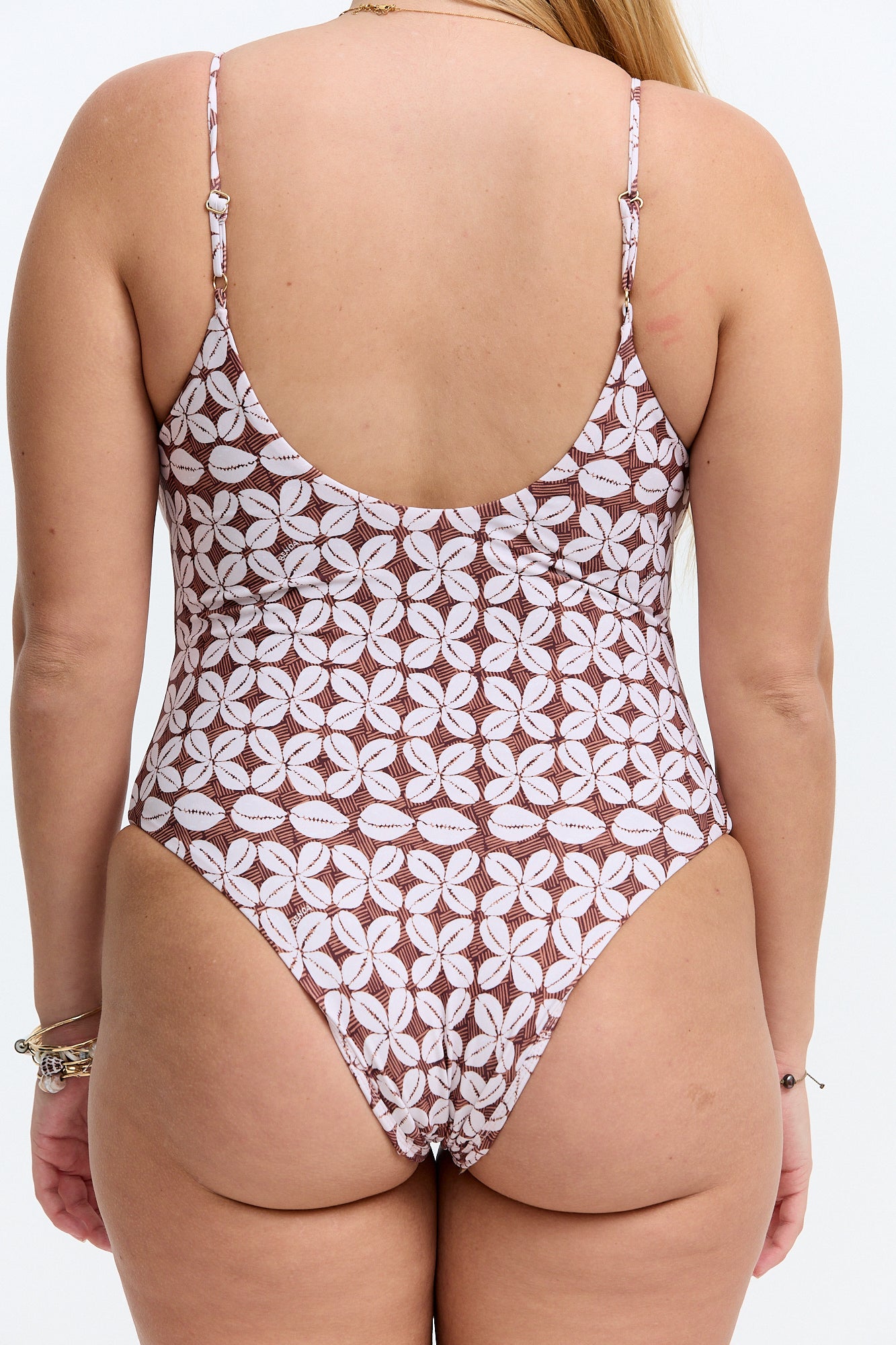 Makenna One Piece - Cowrie Basket