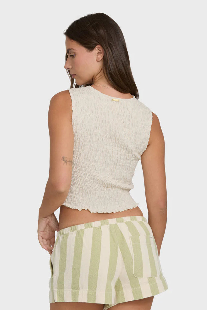 Club Beach Tank - White Cap