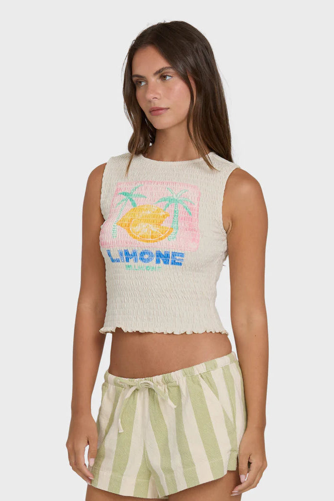 Club Beach Tank - White Cap