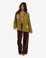 Floral Fields Shacket - Moss
