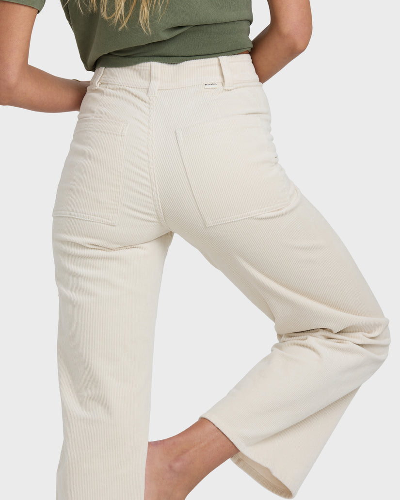 Free Fall Cord Pant - White Cap