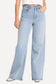 Free Fall High Waisted Flare Jeans - Light Wash