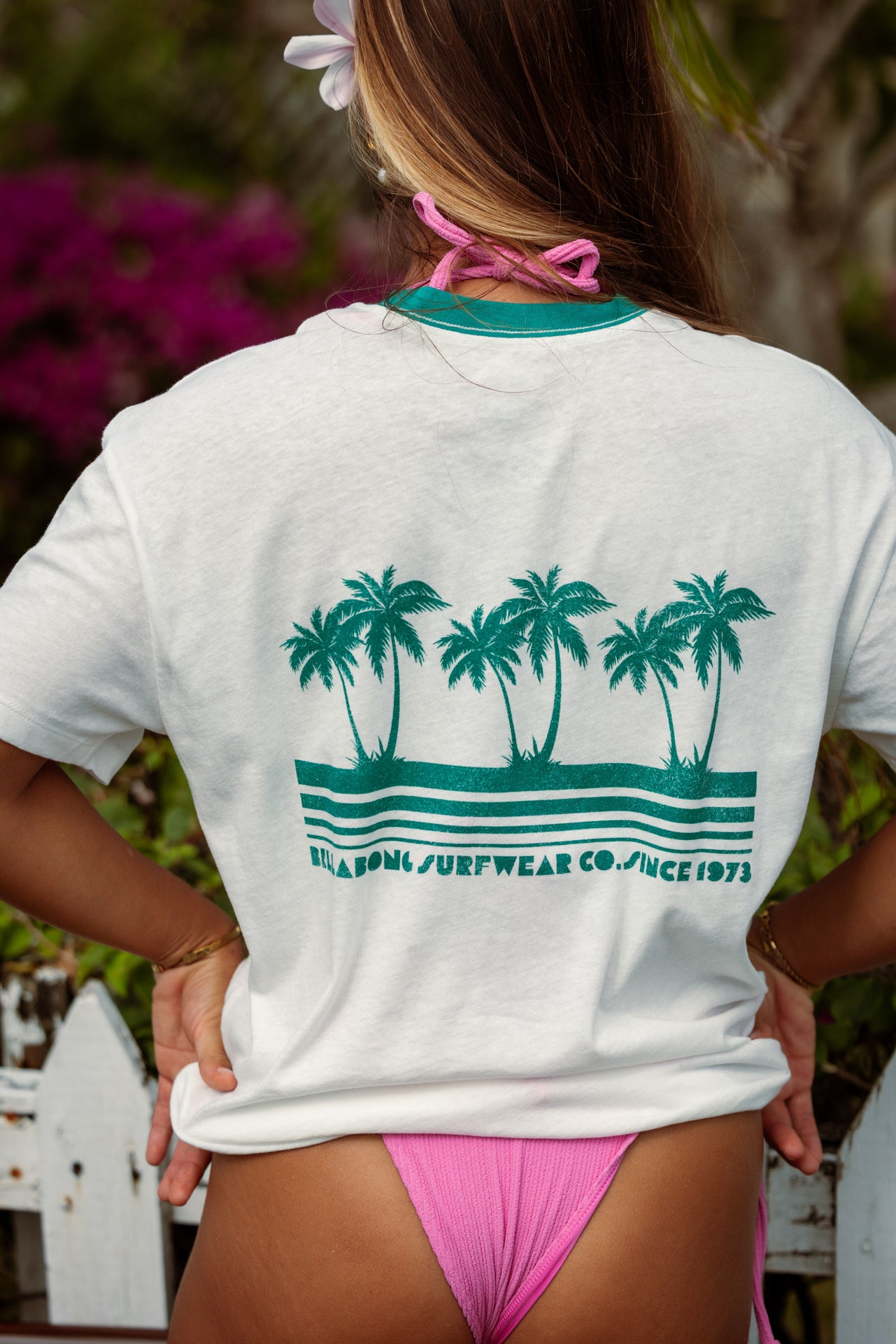 My Beach Club Short Sleeve T-Shirt - Pigment White