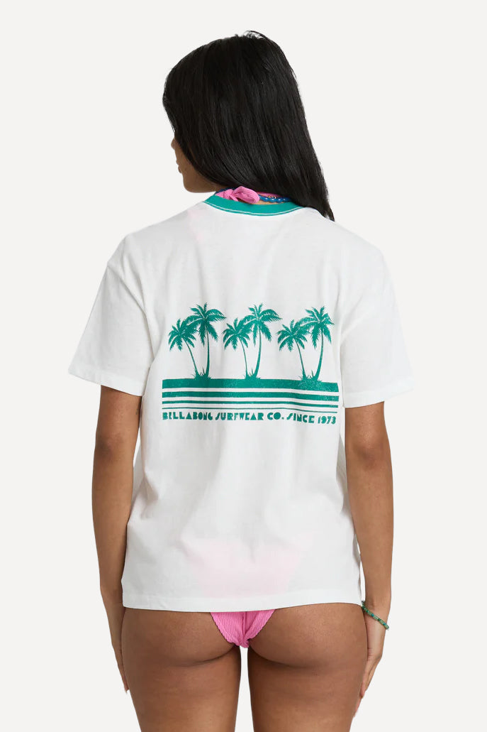 My Beach Club Short Sleeve T-Shirt - Pigment White