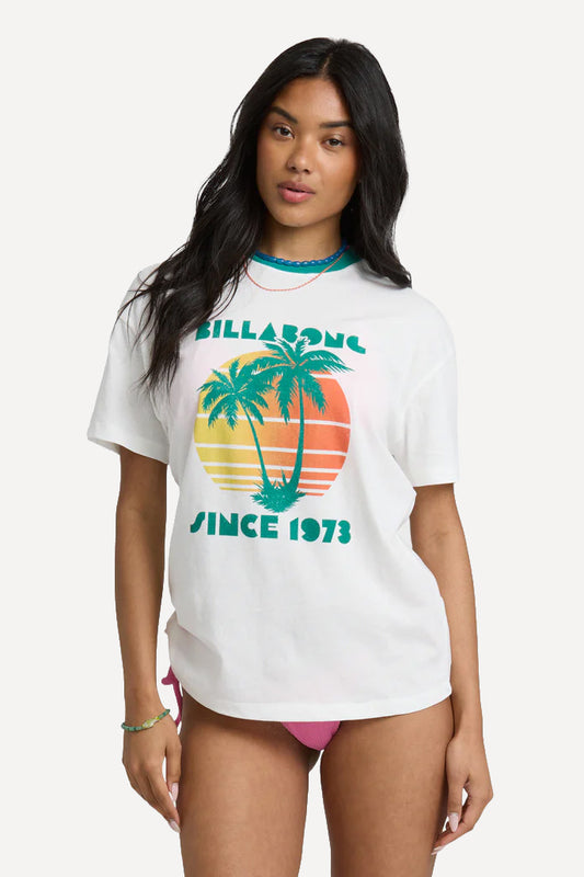 My Beach Club Short Sleeve T-Shirt - Pigment White